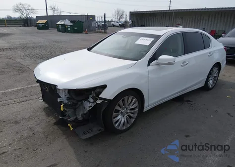 2014 Acura Rlx z USA, uszkodzony, nr VIN JH4KC1F55EC001450